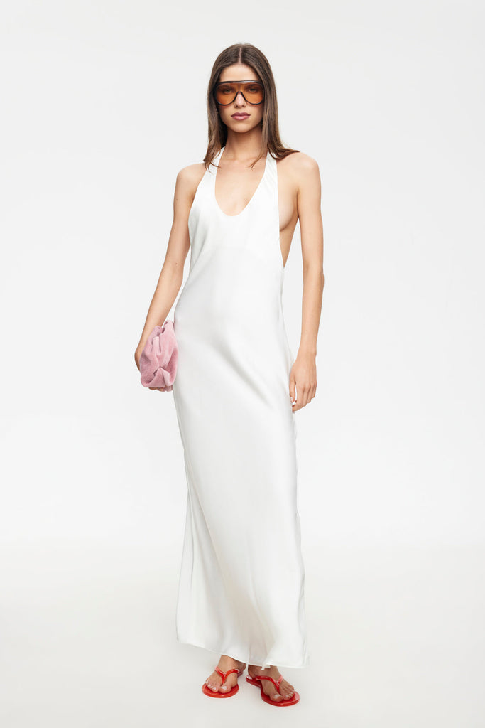 Lioness Bare Maxi Dress - Porcelain