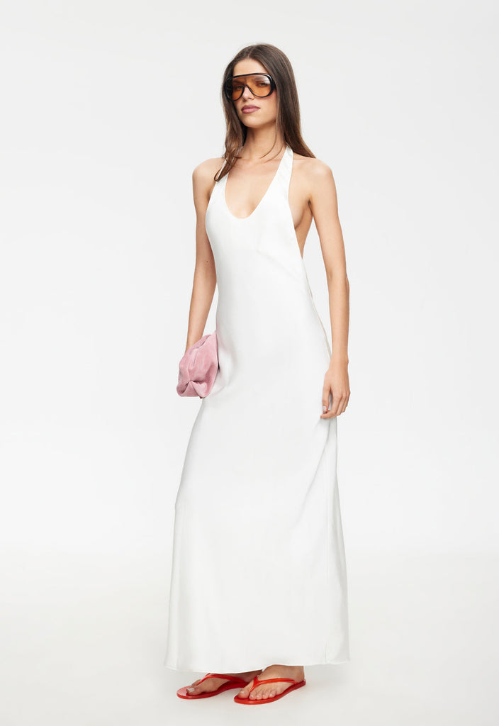 Lioness Bare Maxi Dress - Porcelain