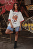 Sabbi The Very Oversized Cowgirl Outlaw Tee - White