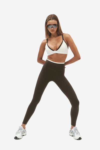 Vita Full Length Legging Coffee Whisper White