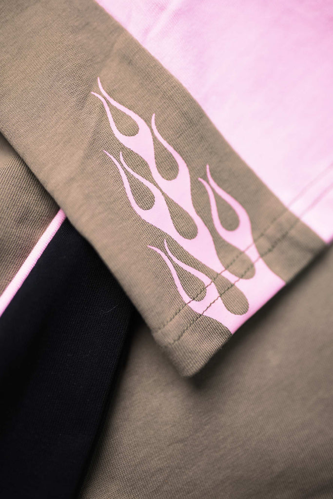 90's Steeze Panel Tee - 3 Tone
