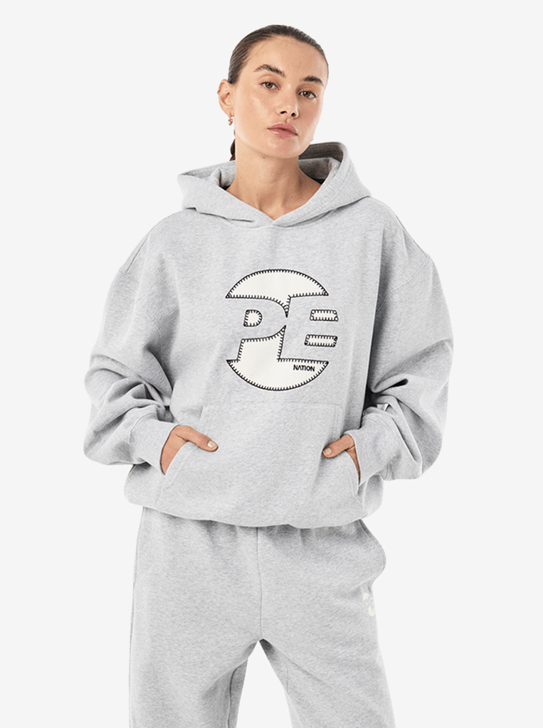 Voltage Hoodie Mid Grey Marle