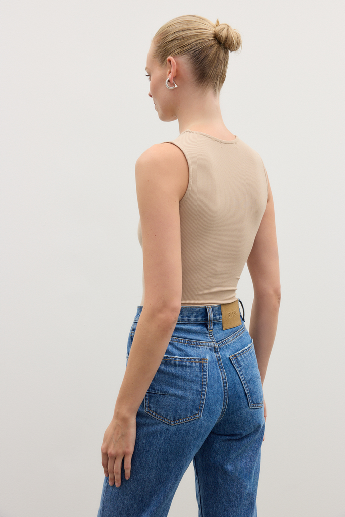 Layla Bodysuit - Biscotti