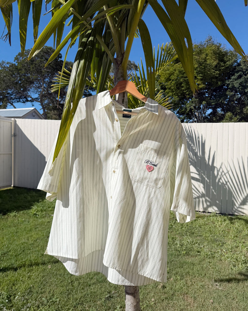 BARNEY COOLS MENS S/S BUTTON UP SHIRTS BARNEY COOLS POCKET SHIRT - STRIPE