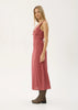 AFENDS Womens Tully Seersucker Maxi Dress Indy Rose Check back