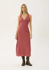 AFENDS Womens Tully Seersucker Maxi Dress Indy Rose Check lifestyle