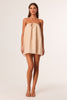 SNDYS THE LABEL Sara Mini Dress - Butter Stripe