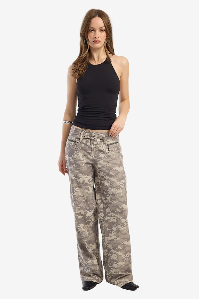 WORSHIP SUPPLIES Duststorm Baggy Low Rider Jean - Dust Camo