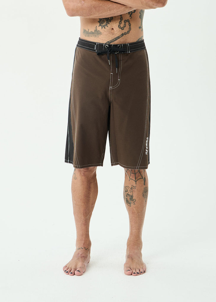 AFENDS Forum Surf Related Boardshort 22 inch Coffee