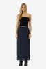 AFENDS Lita Seersucker Maxi Skirt - Thea Midnight Check