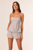 SNDYS THE LABEL Preston Top - Grey side view