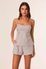 SNDYS THE LABEL Preston Shorts - Grey side view