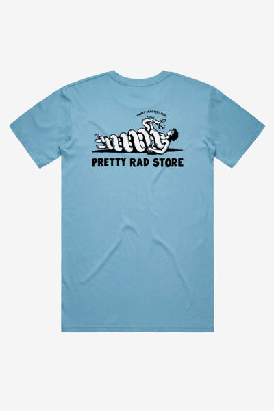 PRS SNAKE GIRL II TEE - PALE BLUE