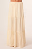 SNDYS THE LABEL Abbey Maxi Skirt - Buttermilk