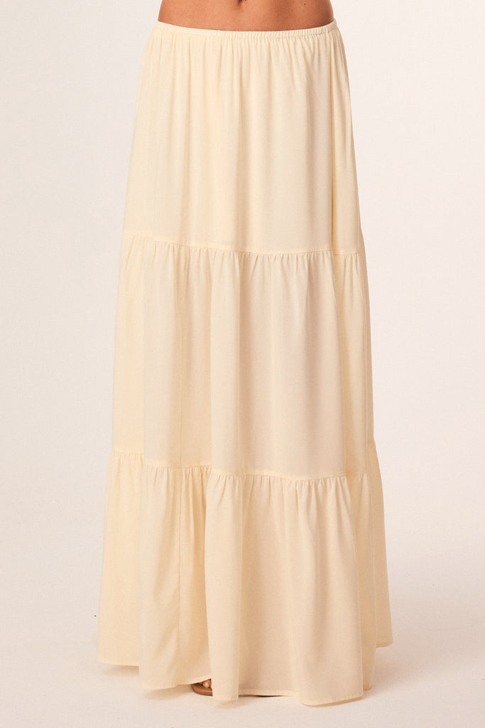 SNDYS THE LABEL Abbey Maxi Skirt - Buttermilk