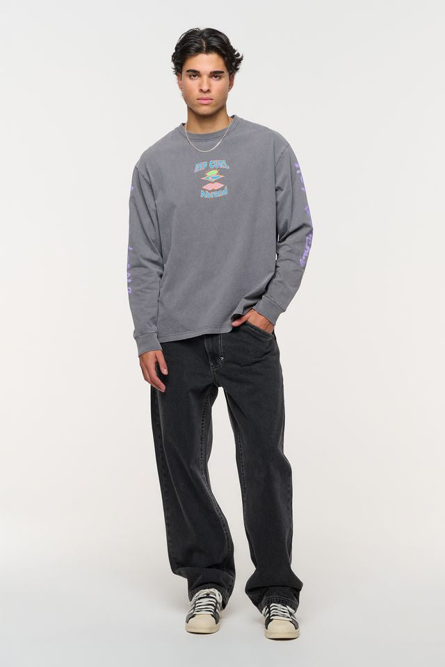 Abrand X Rip Curl Hot Locals Vintage Tee - Vintage Black