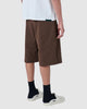 BARNEY COOLS MENS SHORTS BARNEY COOLS PLEAT SHORT - CHOCOLATE