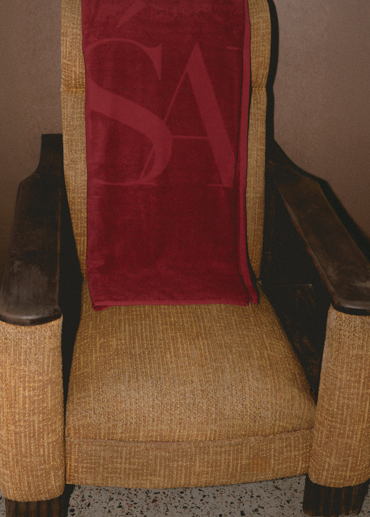 SŚAINT Cherry Terry Towel - alternate view