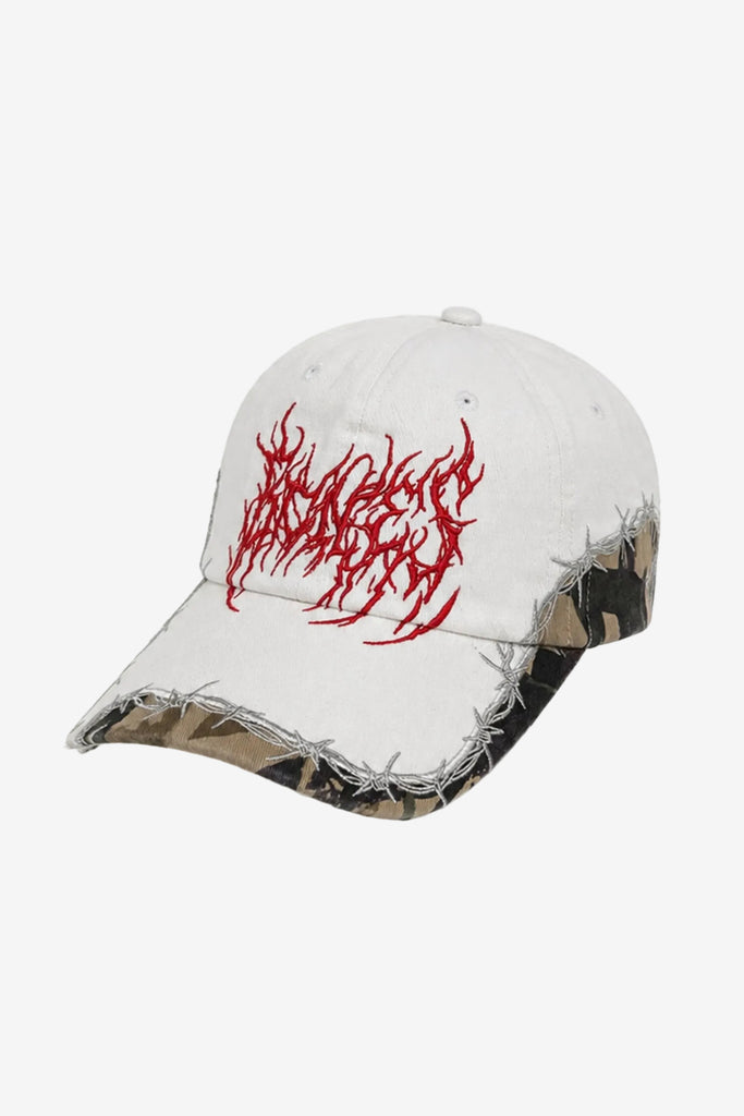 Billy Bones Club Rocker Thorn Cap - White
