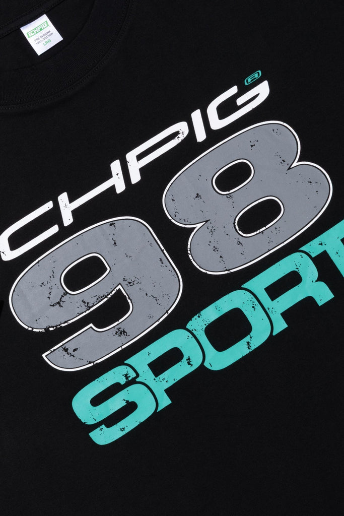 ICHPIG 98 VINTAGE TEE - BLACK/SLATE