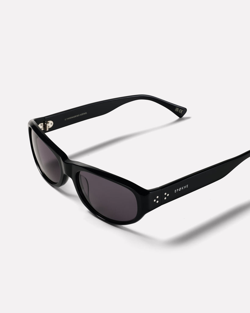 Dome Black Polished/Black side view