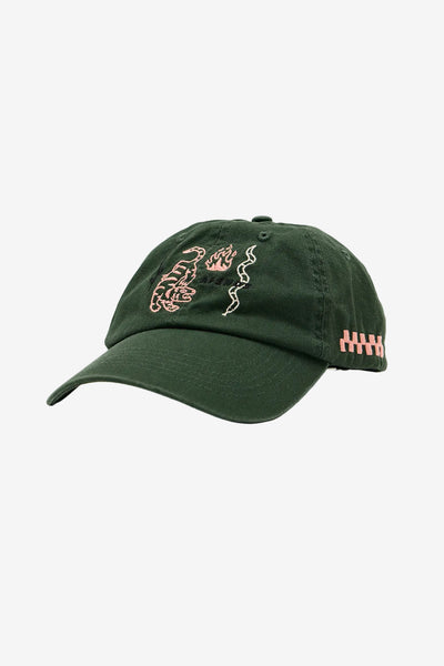 AFENDS Real Life Six Panel Cap - Pine