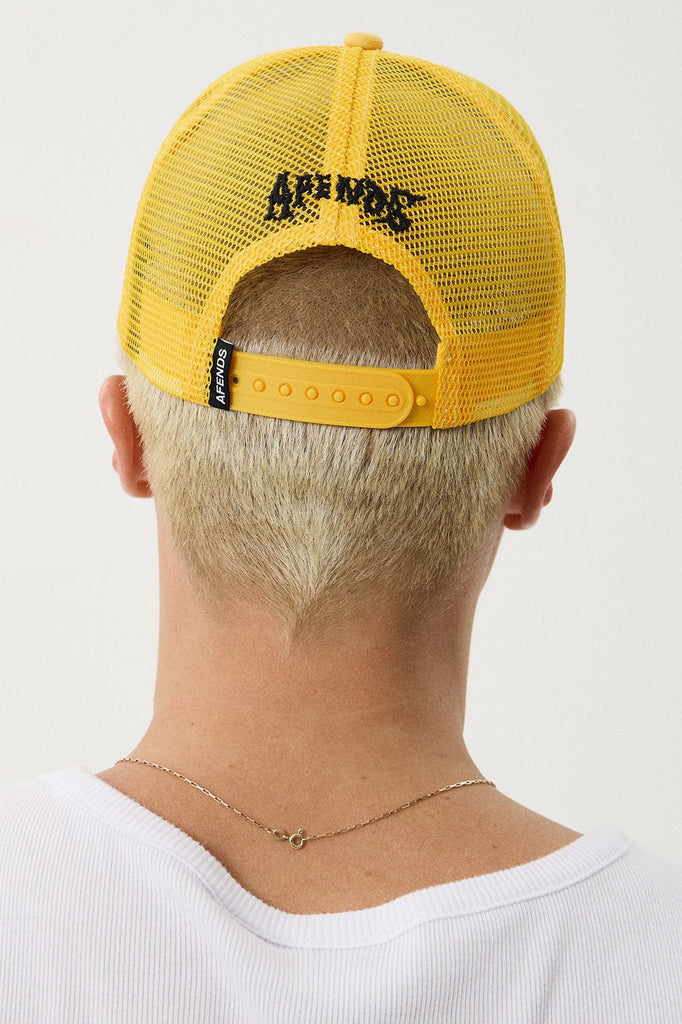 AFENDS GODDESS - TRUCKER MESH CAP - MANGO