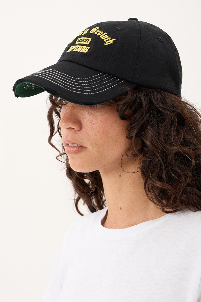 AFENDS GROWTH - SIX PANEL CAP - BLACK