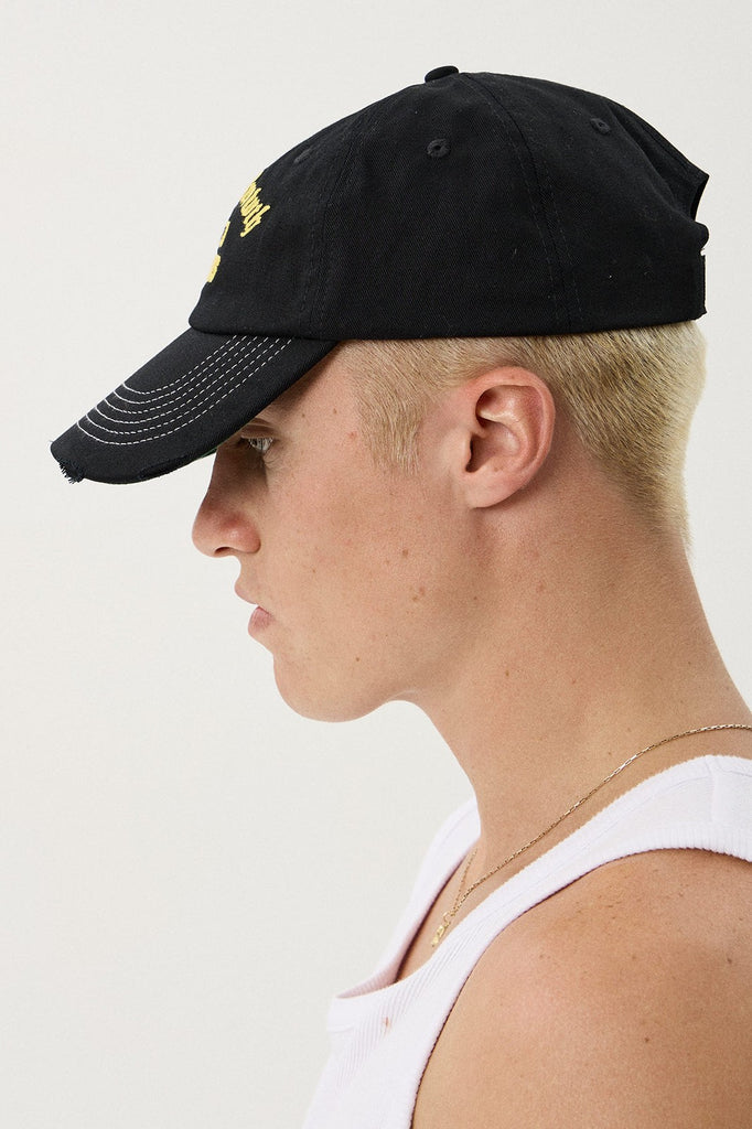 AFENDS GROWTH - SIX PANEL CAP - BLACK