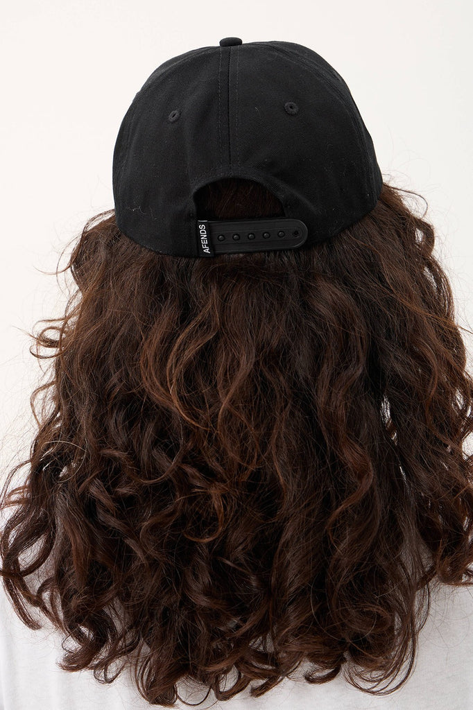 AFENDS GROWTH - SIX PANEL CAP - BLACK