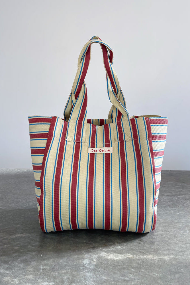 DOS OMBRE BIG BENGALI BAG 010 - VINTAGE RED STRIPE