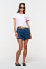 ABRAND 99 Boyfriend Tee - White