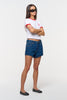 ABRAND 99 Boyfriend Tee - White