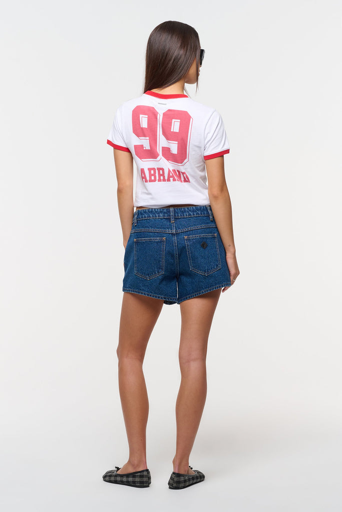 ABRAND 99 Boyfriend Tee - White