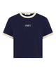 Ssaint Logo Baby Tee - Navy
