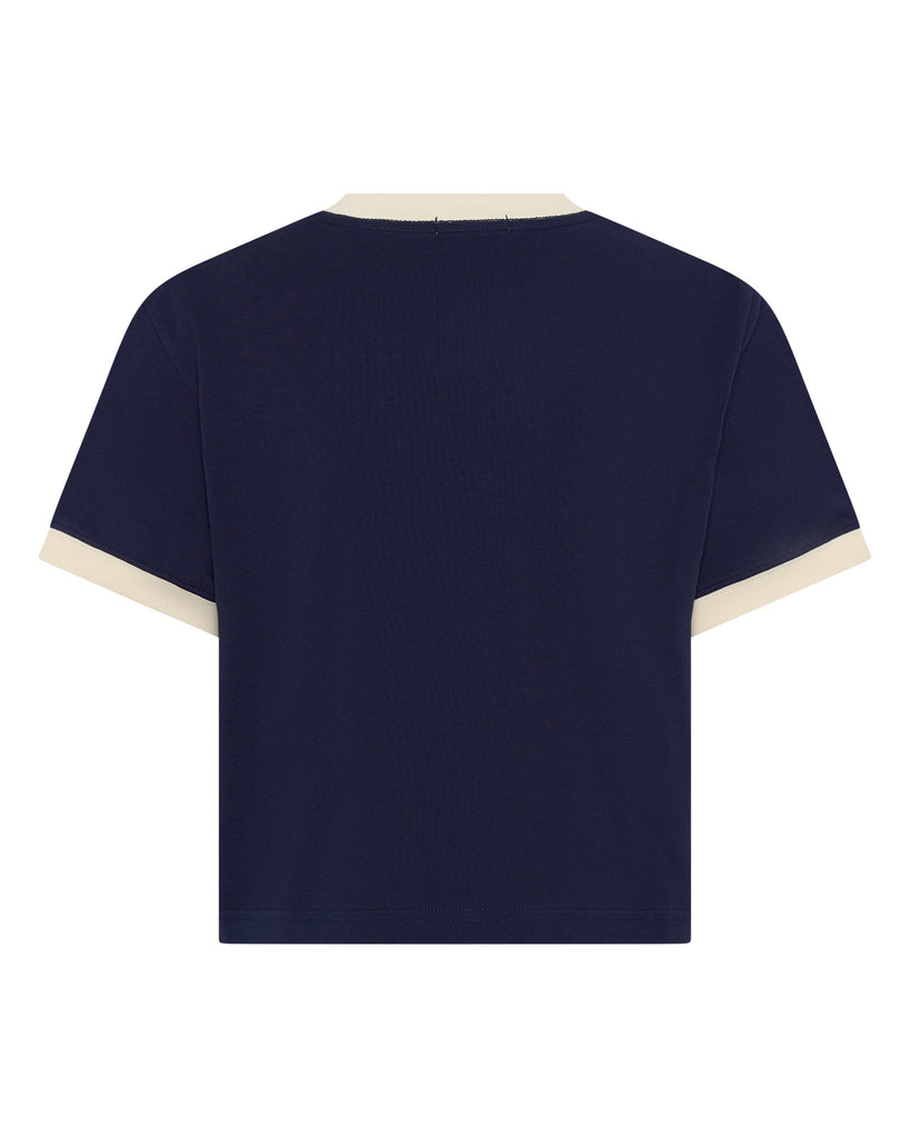 Ssaint Logo Baby Tee - Navy