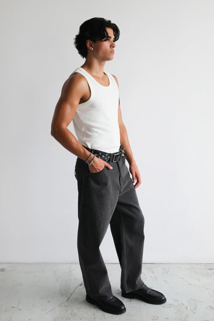 ABRAND JEANS A6 BIG BAGGY BAZZA - WASHED BLACK