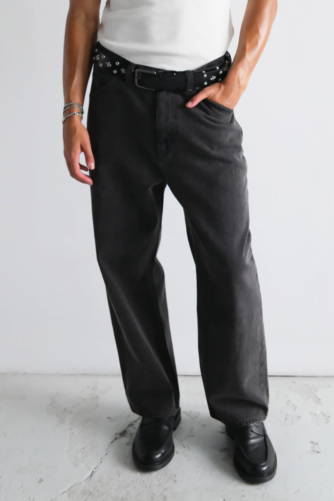 ABRAND JEANS A6 BIG BAGGY BAZZA - WASHED BLACK