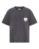 Ssaint Kids Heart Tee - Acid Wash Charcoal