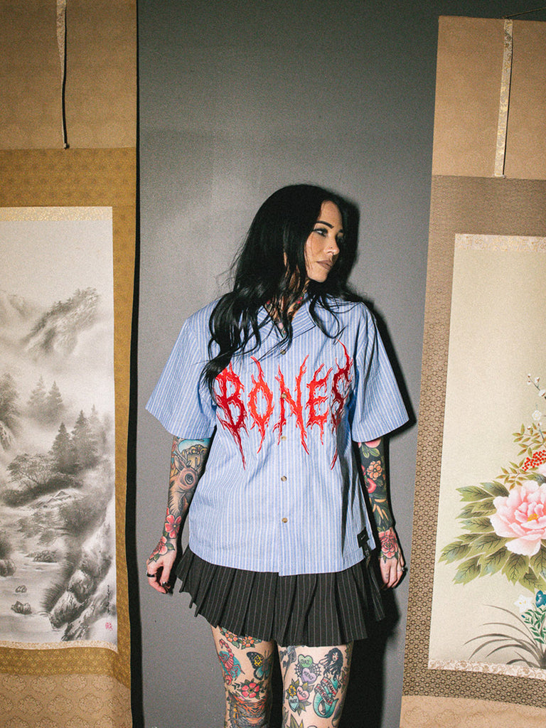 Billy Bones Club Rocker Striped Bowlo - Blue detail