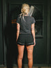 Billy Bones Club Rocker Baby Tee - Washed Black detail