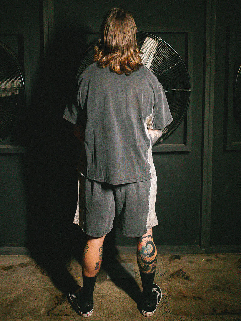 Billy Bones Club Rocker Panel Tee - Black/Camo detail
