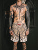 Billy Bones Club Burner Jersey Shorts - Barbed Camo detail