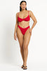 BOND-EYE CHRISTY BRIEF - BAYWATCH RED RECYCLED