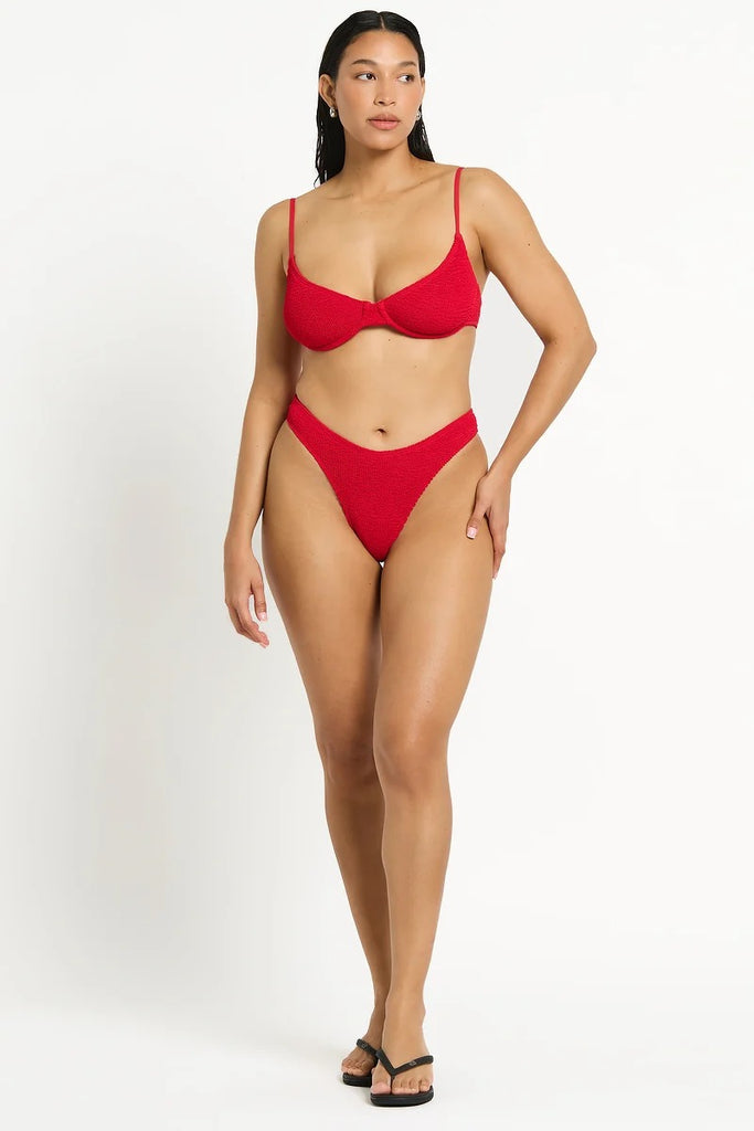 BOND-EYE CHRISTY BRIEF - BAYWATCH RED RECYCLED