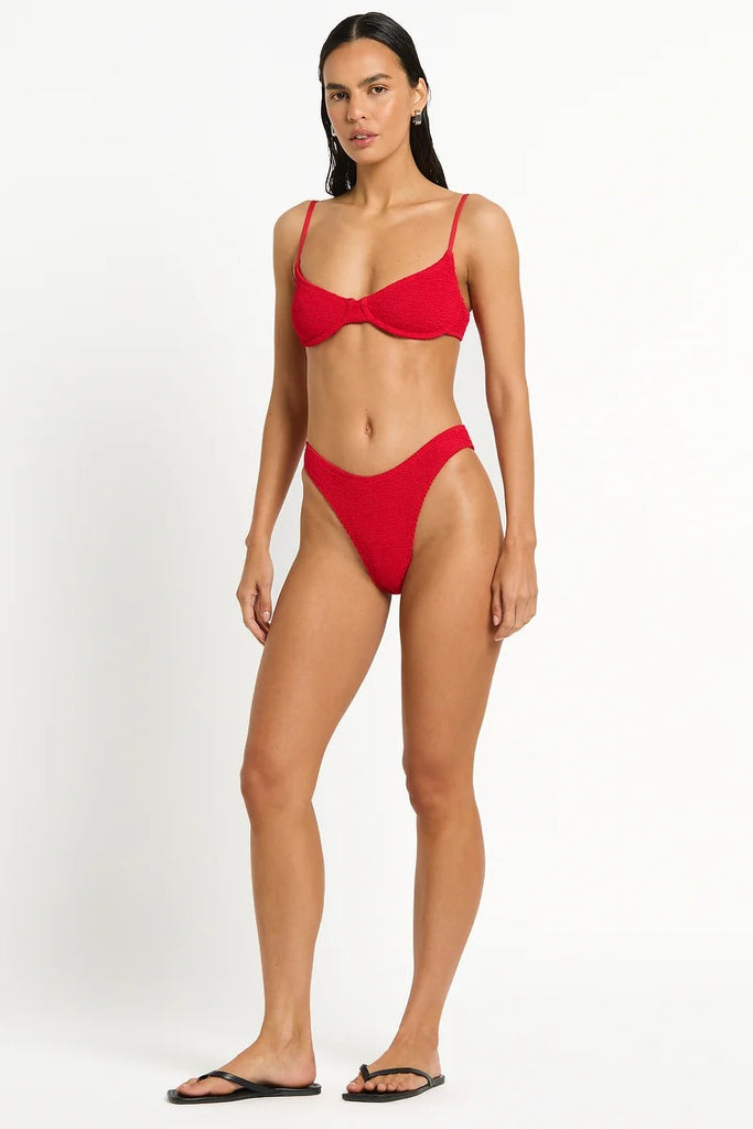 BOND-EYE CHRISTY BRIEF - BAYWATCH RED RECYCLED