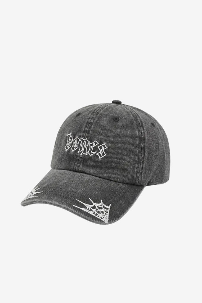 Webbed Steeze Cap - Washed Black