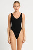 BOND-EYE MARA ONE PIECE - BLACK RECYCLED
