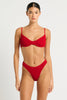 BOND-EYE GRACIE BALCONETTE - BAYWATCH RED RECYCLED