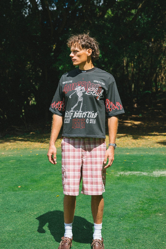 Billy Bones Club Flamed Swinger Active Tee - Black